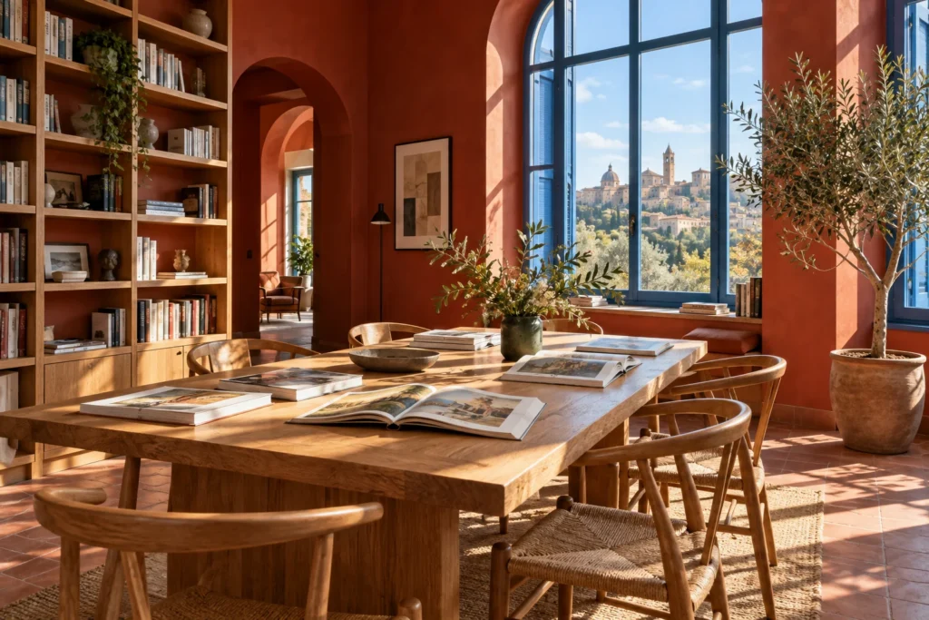 Immagine di concept generata con AI — reading-room